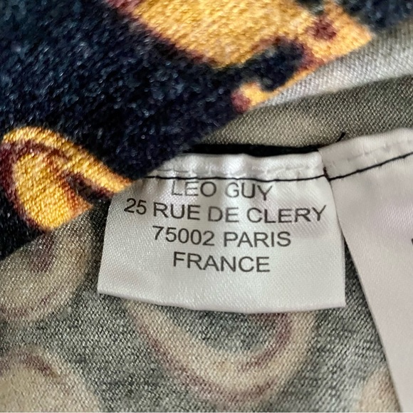 ♥️PARIS—‘Leo Guy’ VERY cool Knit Dress … Versace- Esq print — Soft & Stretchy ♥️ - Picture 8 of 15